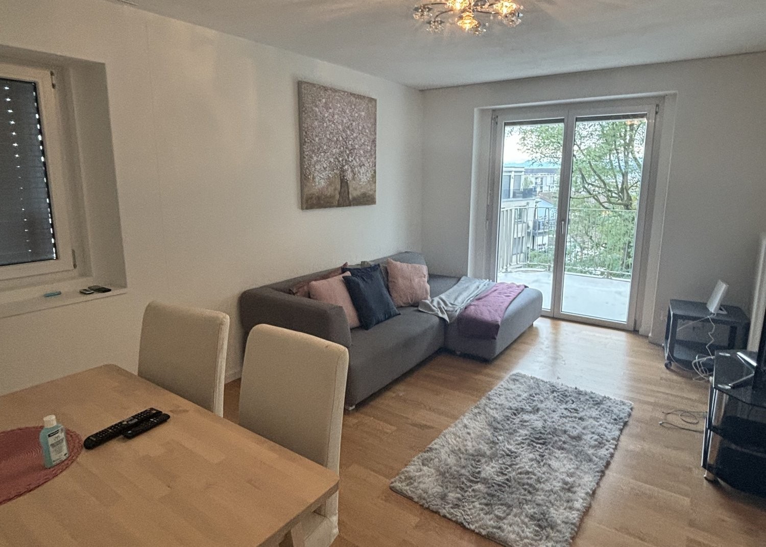 3 rooms furnished flat