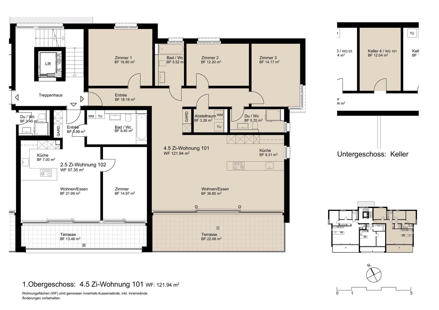 Appartement de 4 ½ pièces