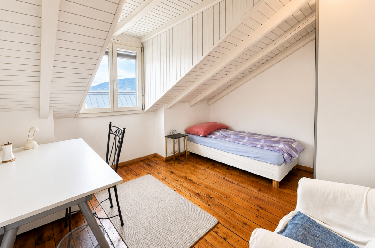 Appartement mansardé de 4 pièces