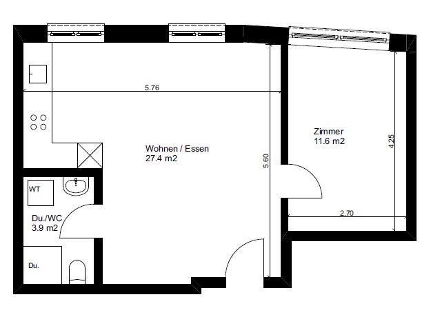 Appartement de 2 pièces, photo 2 sur 7