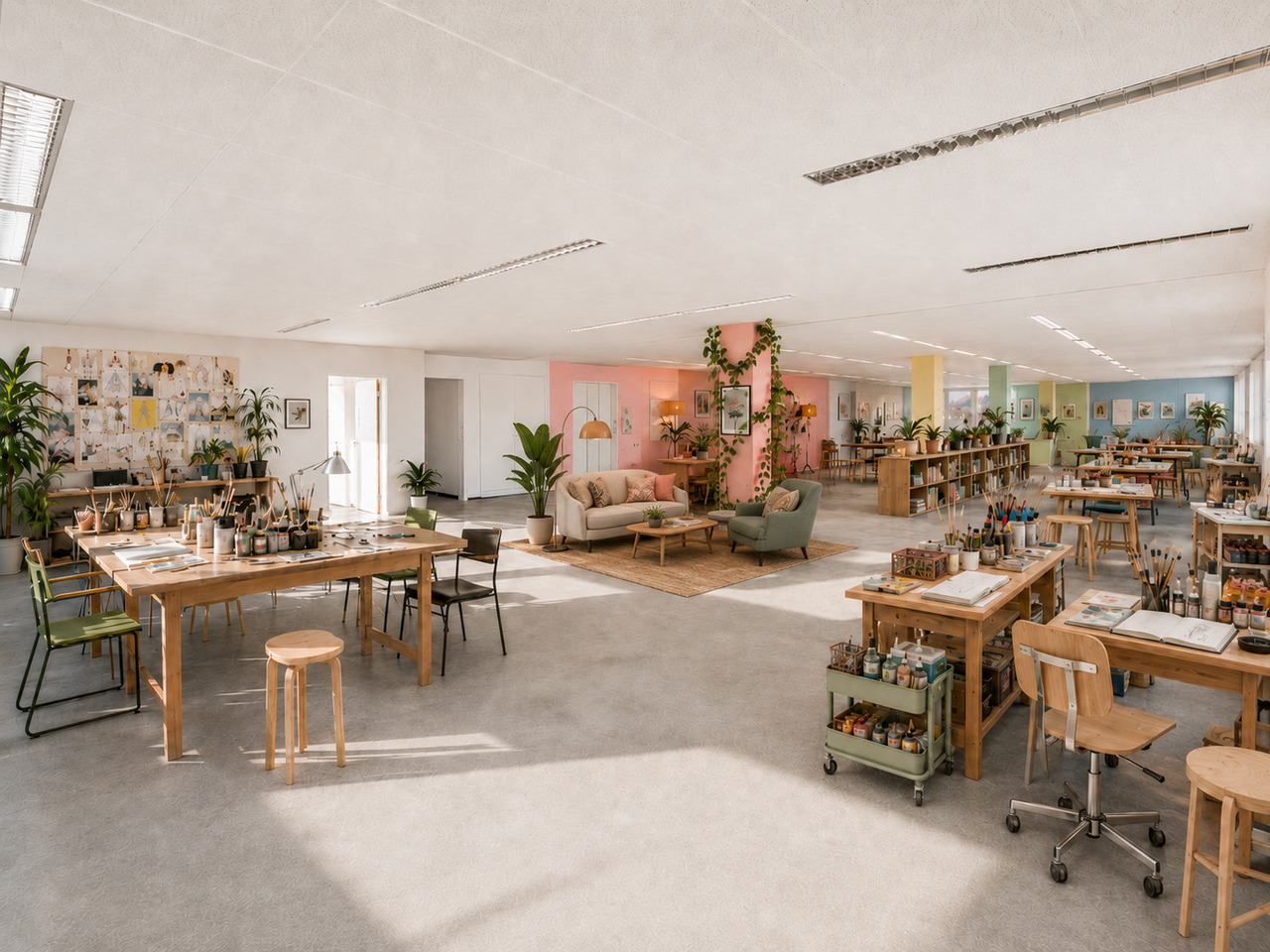 580m² office