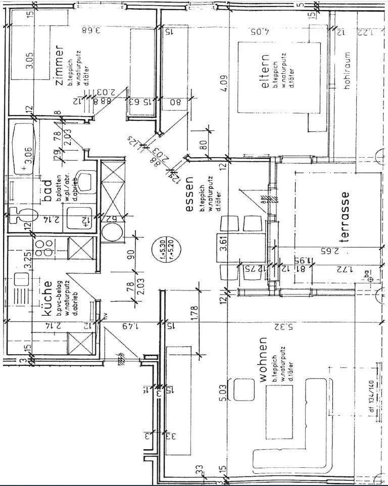3 ½ rooms apartment