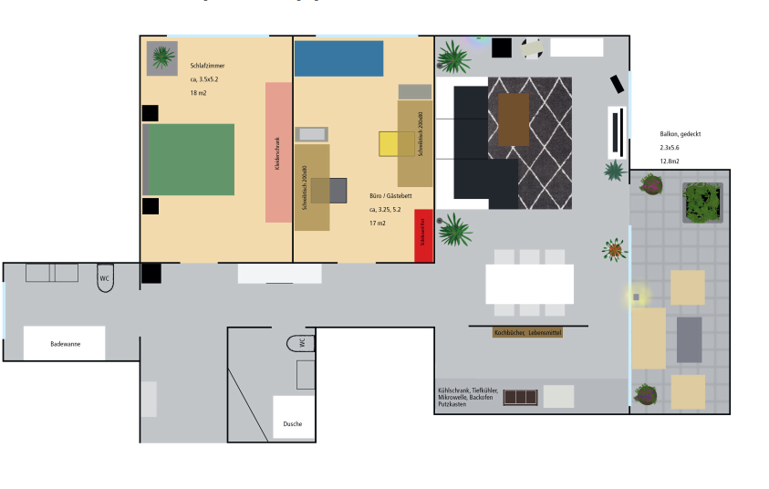 Appartement de 3 ½ pièces