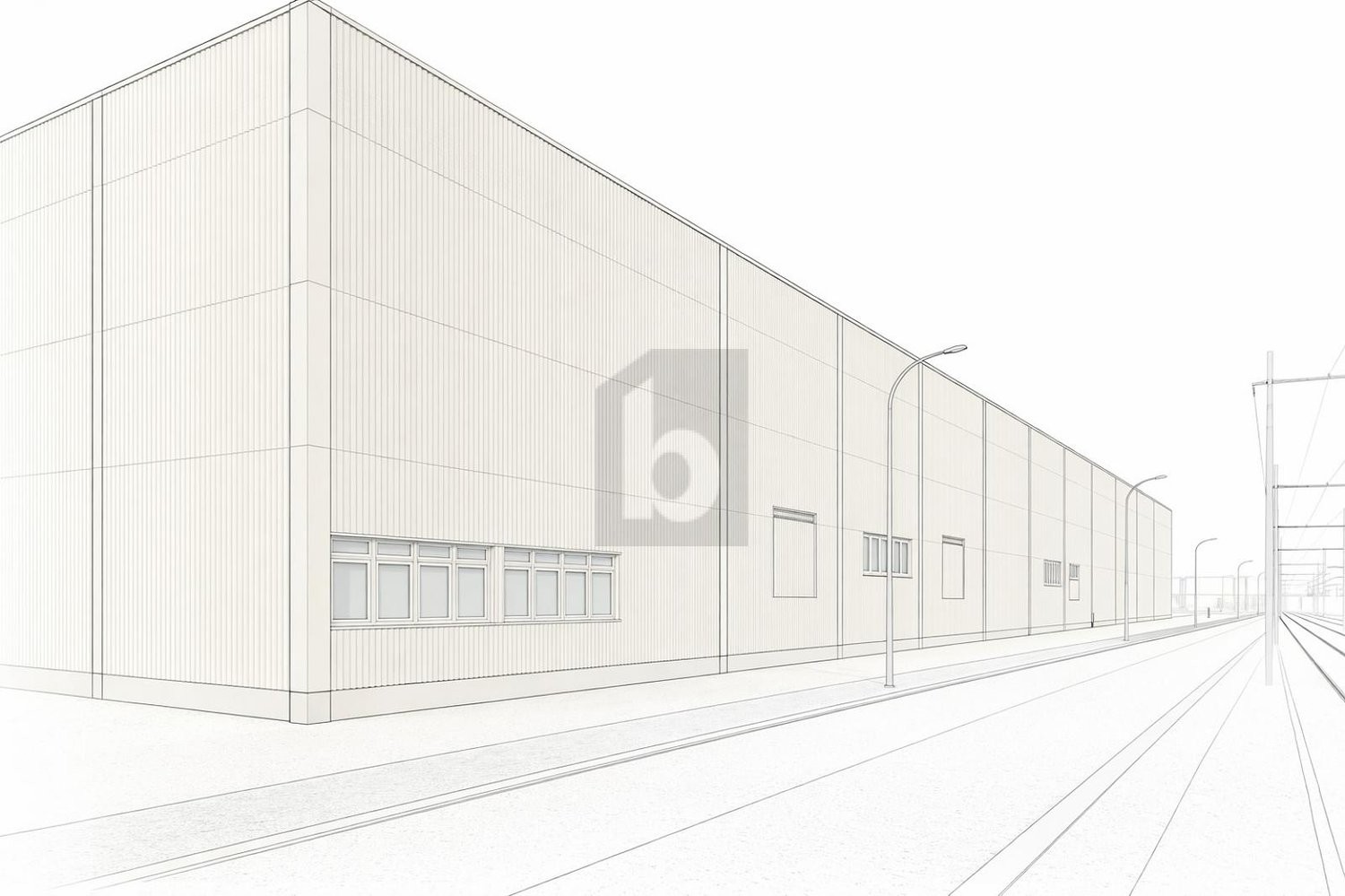 3606m² de locaux de stockage