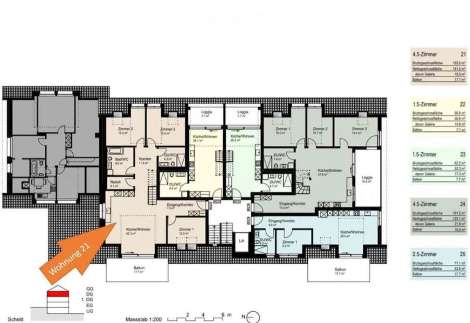 Appartement de 4 pièces