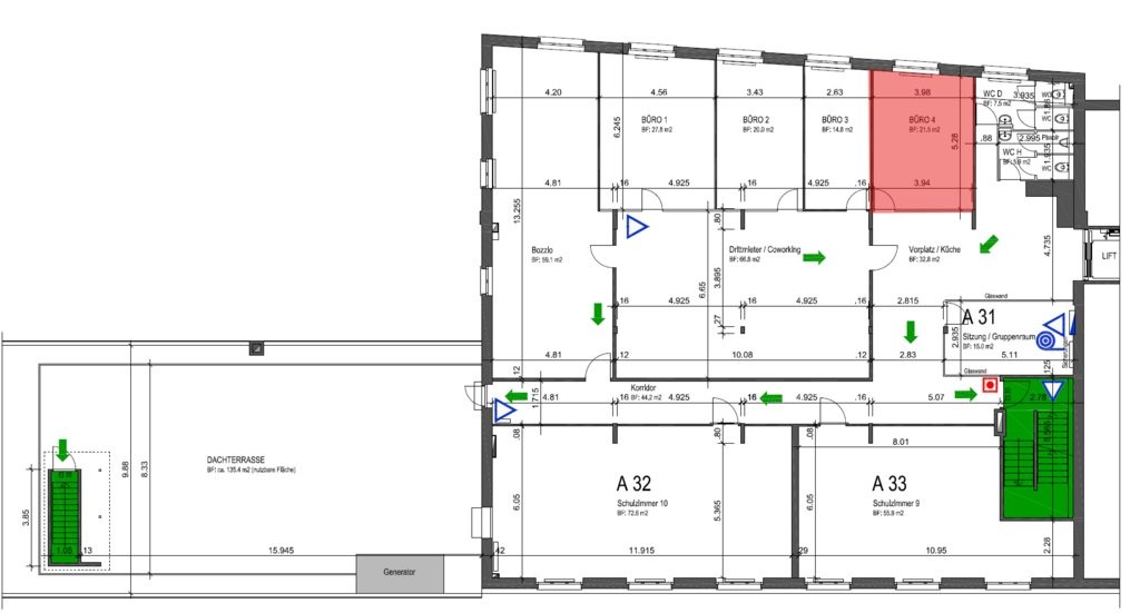 Bureau de 22m²