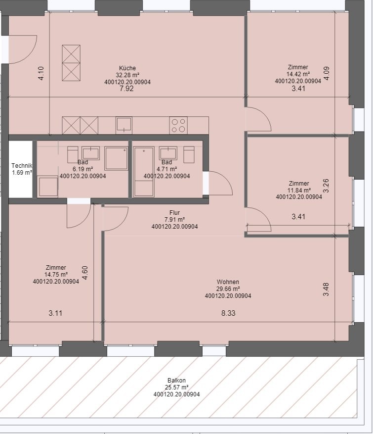 Appartement en attique de 4 ½ pièces, photo 8 sur 8