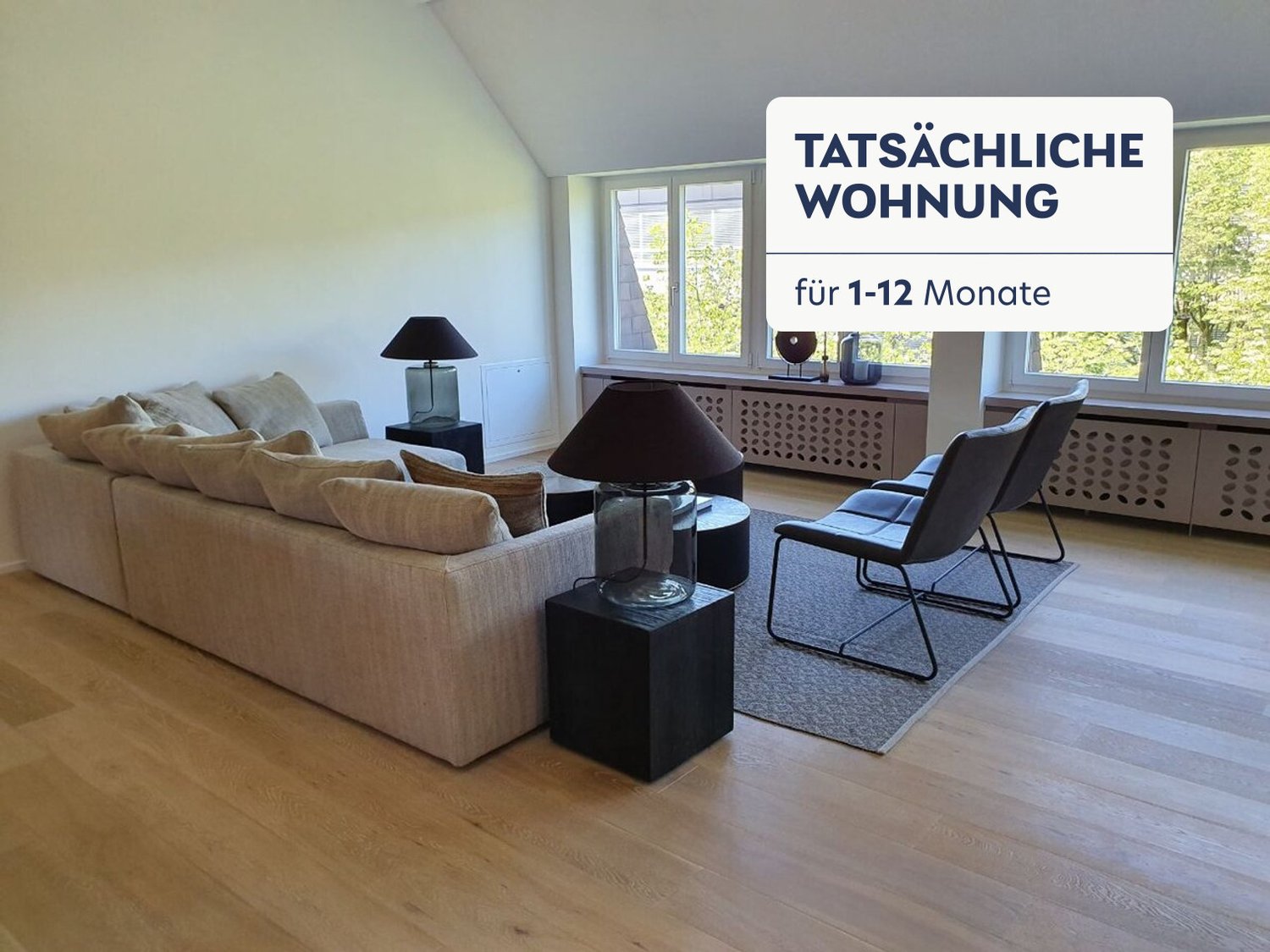 Appartement meublé de 3 pièces
