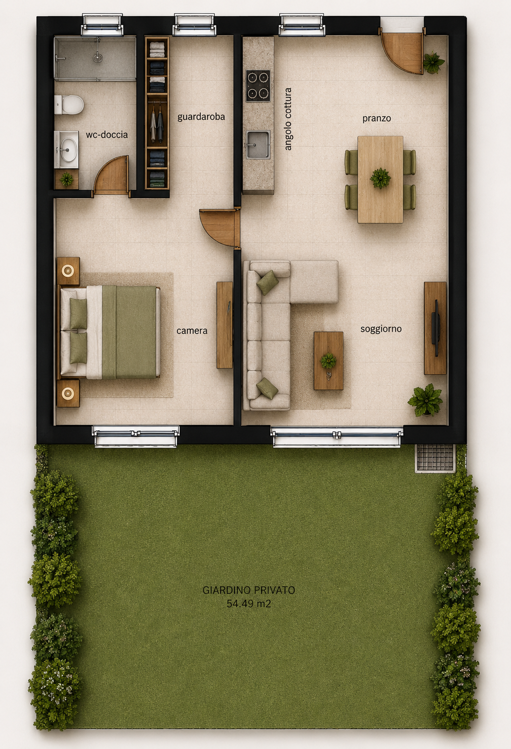 Appartement de 2 ½ pièces, photo 9 sur 10