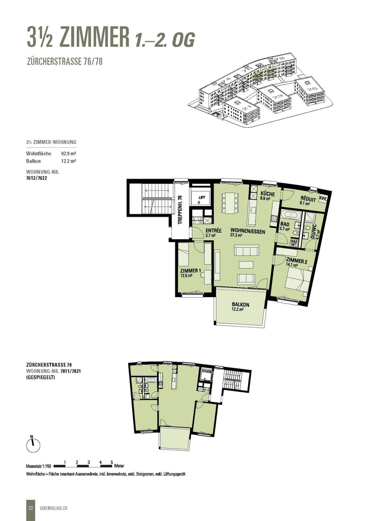 Appartement de 3 ½ pièces, photo 7 sur 9