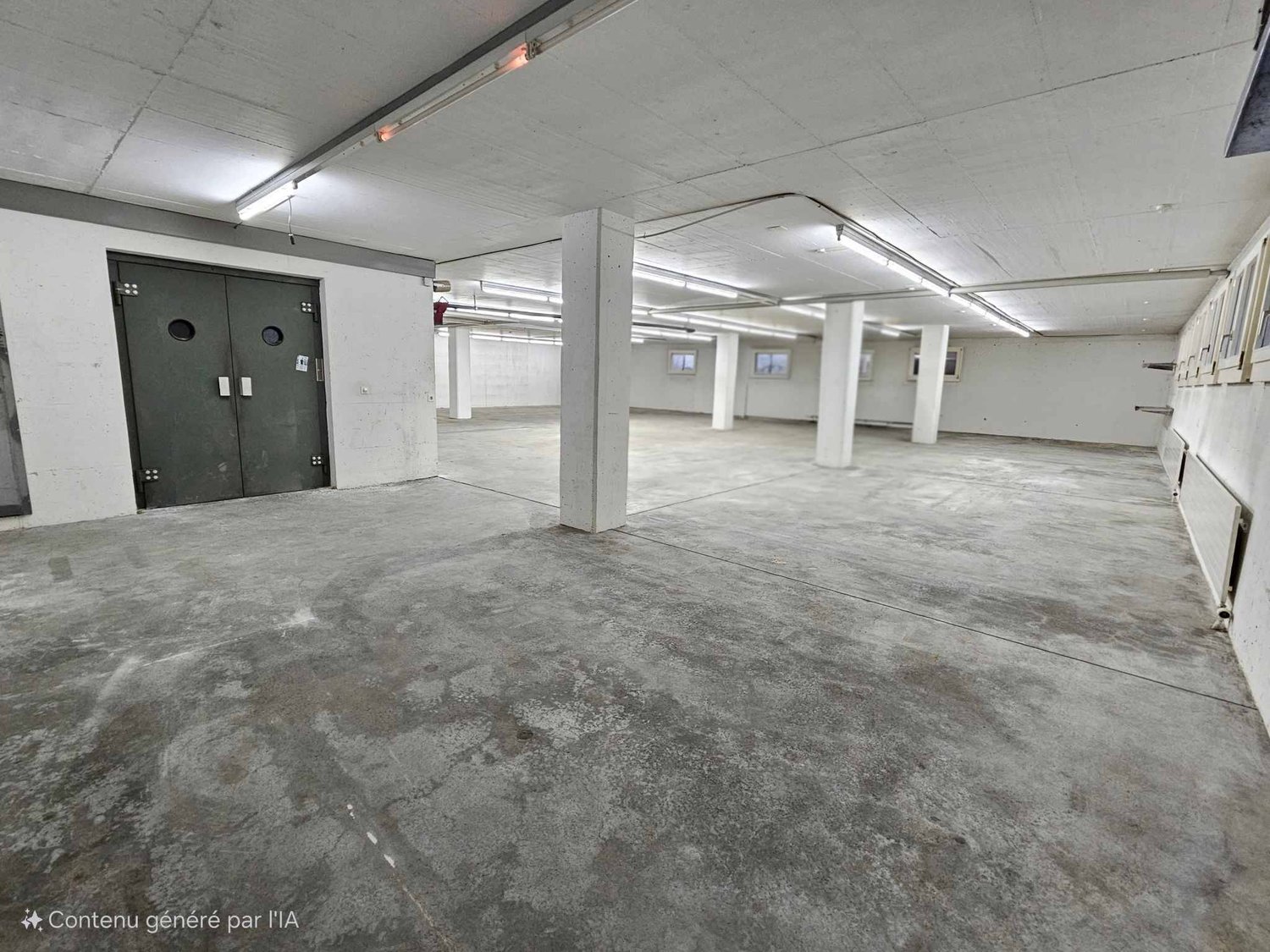 300m² storage room