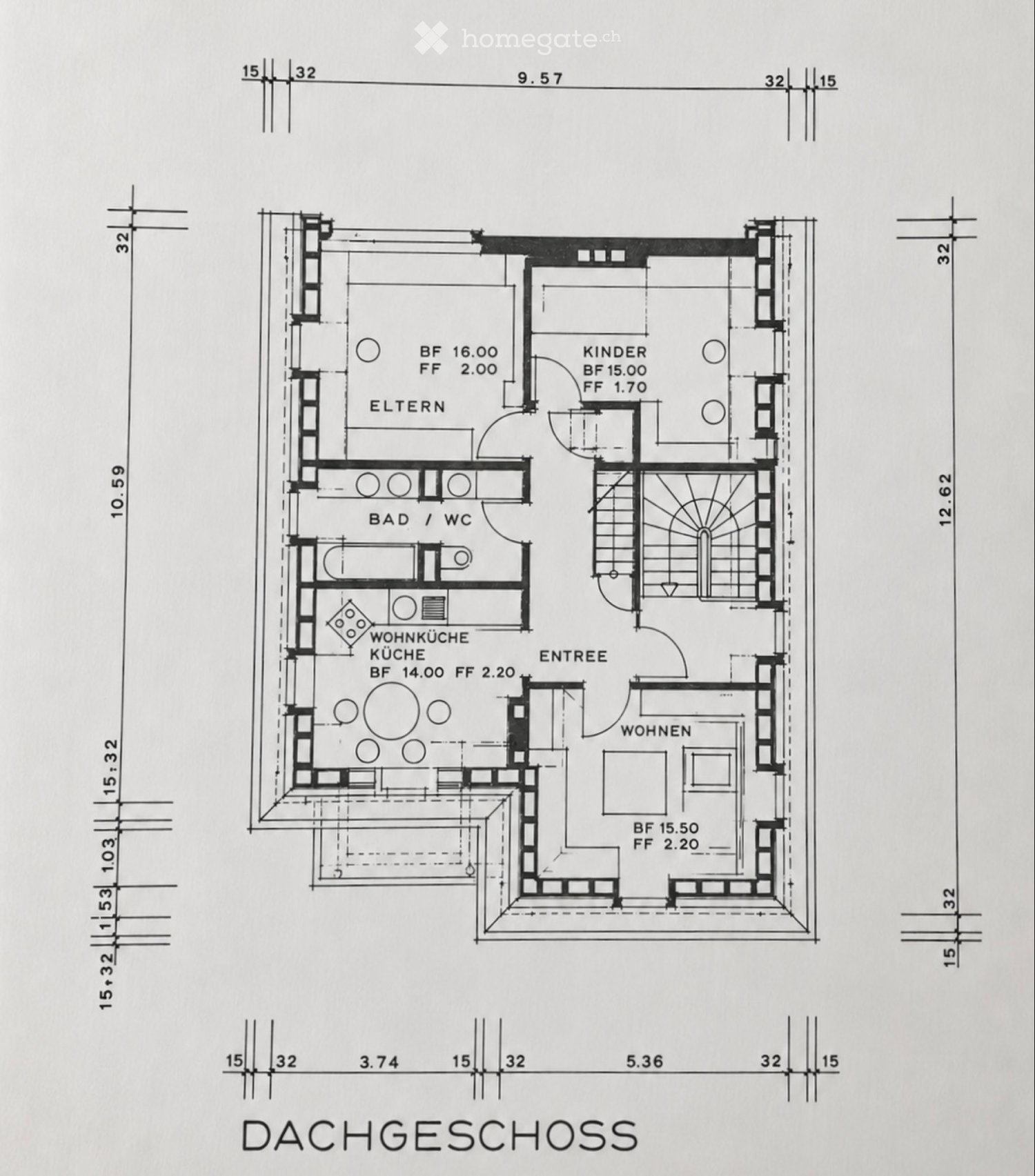 Appartement de 4 pièces