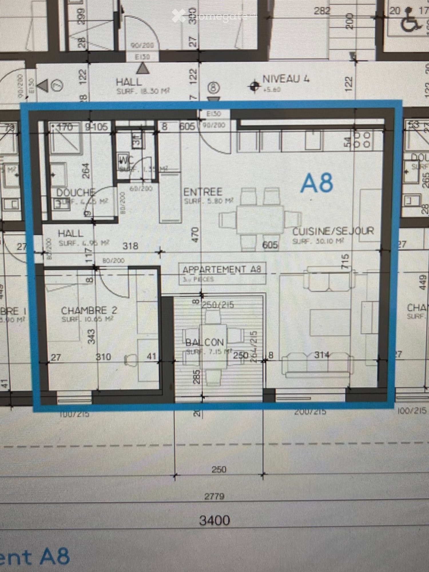 3 ½ rooms apartment, photo 3 sur 4