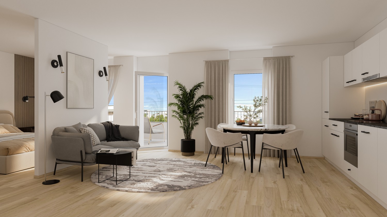 1 ½ rooms apartment, photo 1 sur 4