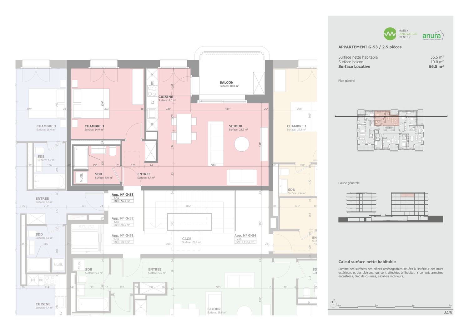 2 ½ rooms apartment, photo 7 sur 8
