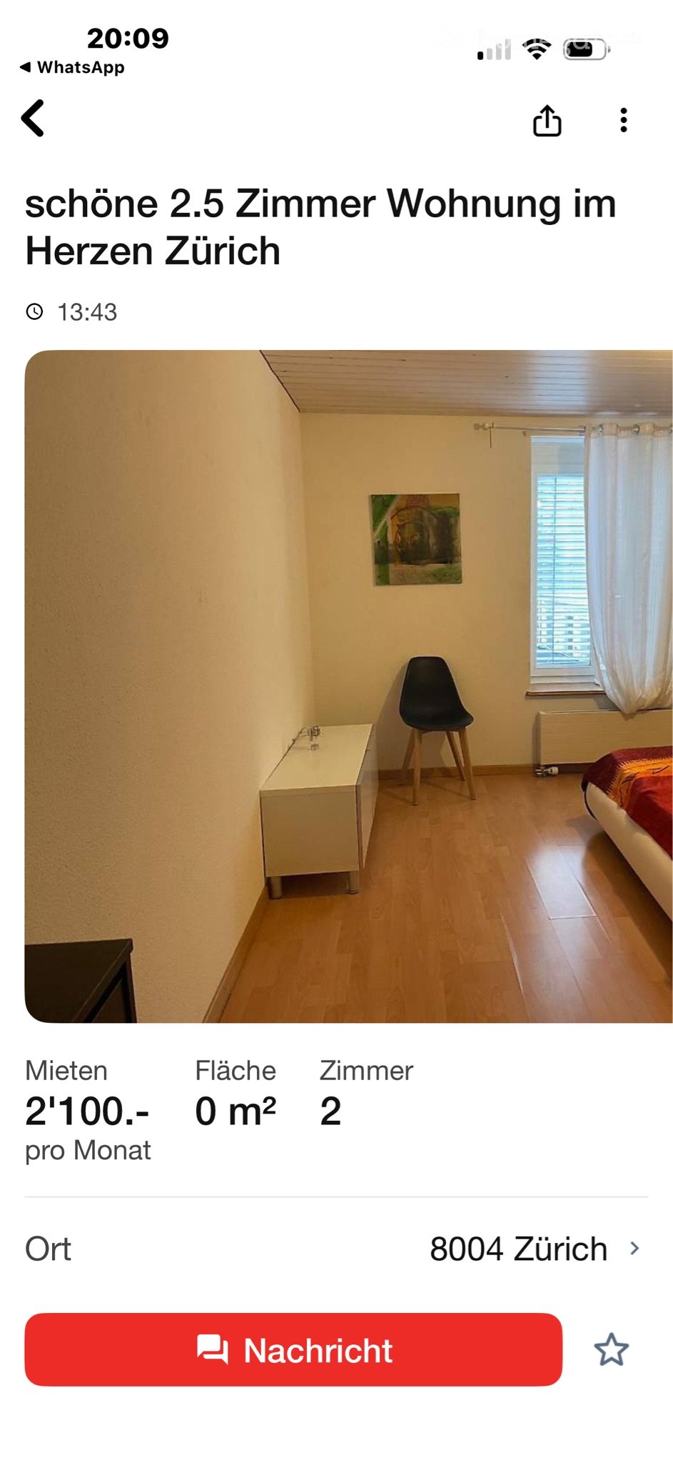 appartement de 1 pièce, photo 2 sur 5