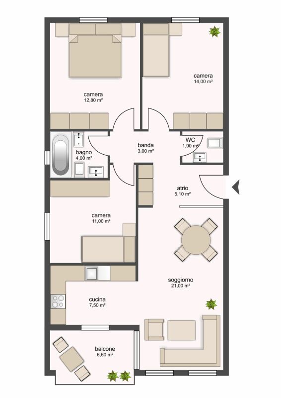 Appartement de 4 ½ pièces, photo 2 sur 10