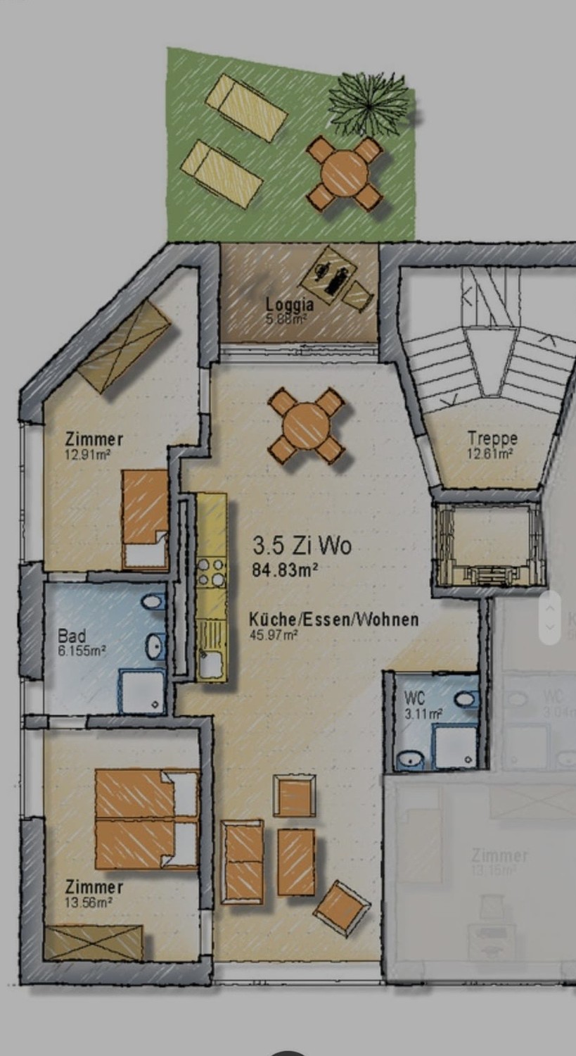 Appartement de 3 ½ pièces, photo 3 sur 3