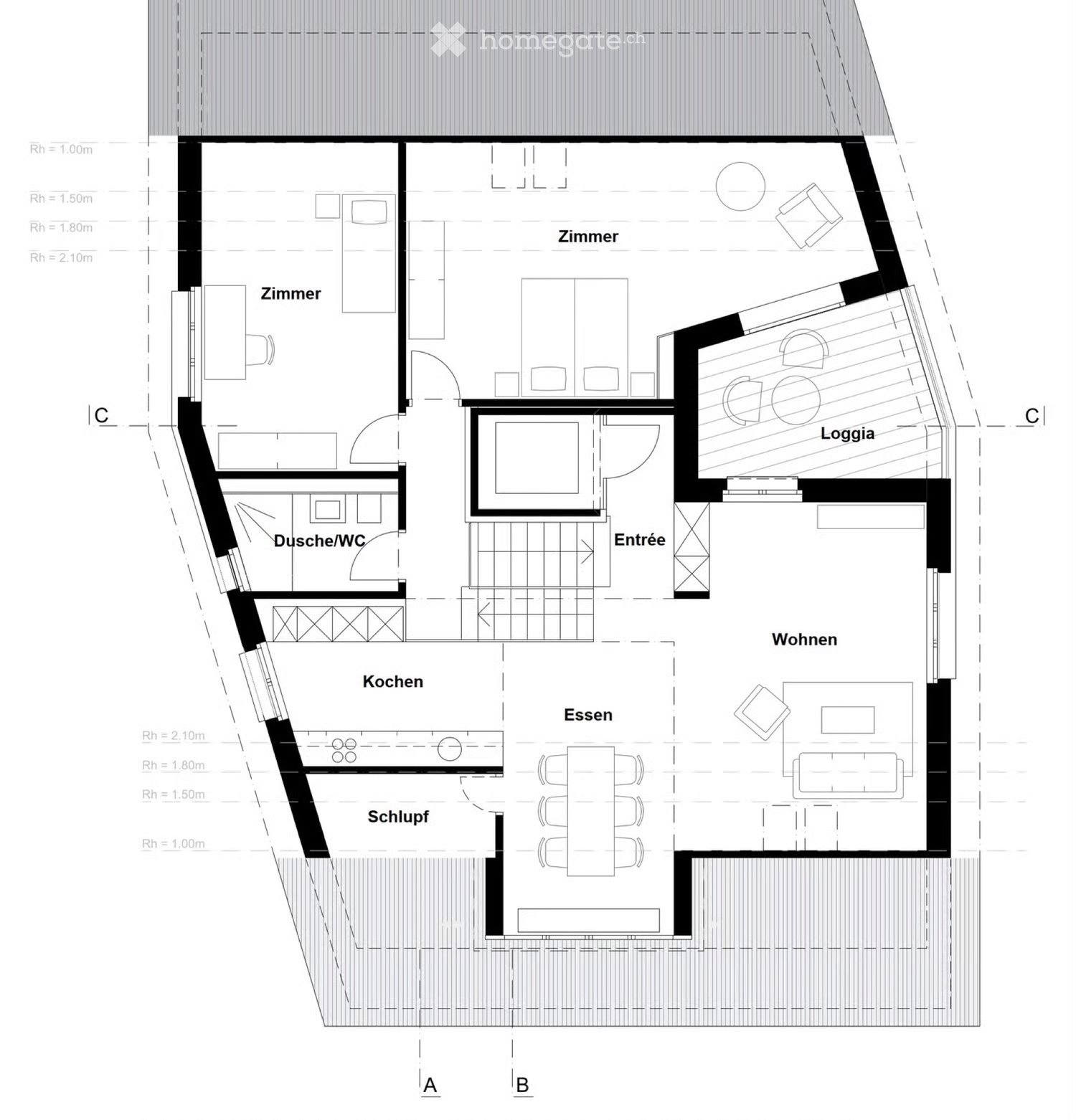 Appartement de 3 pièces
