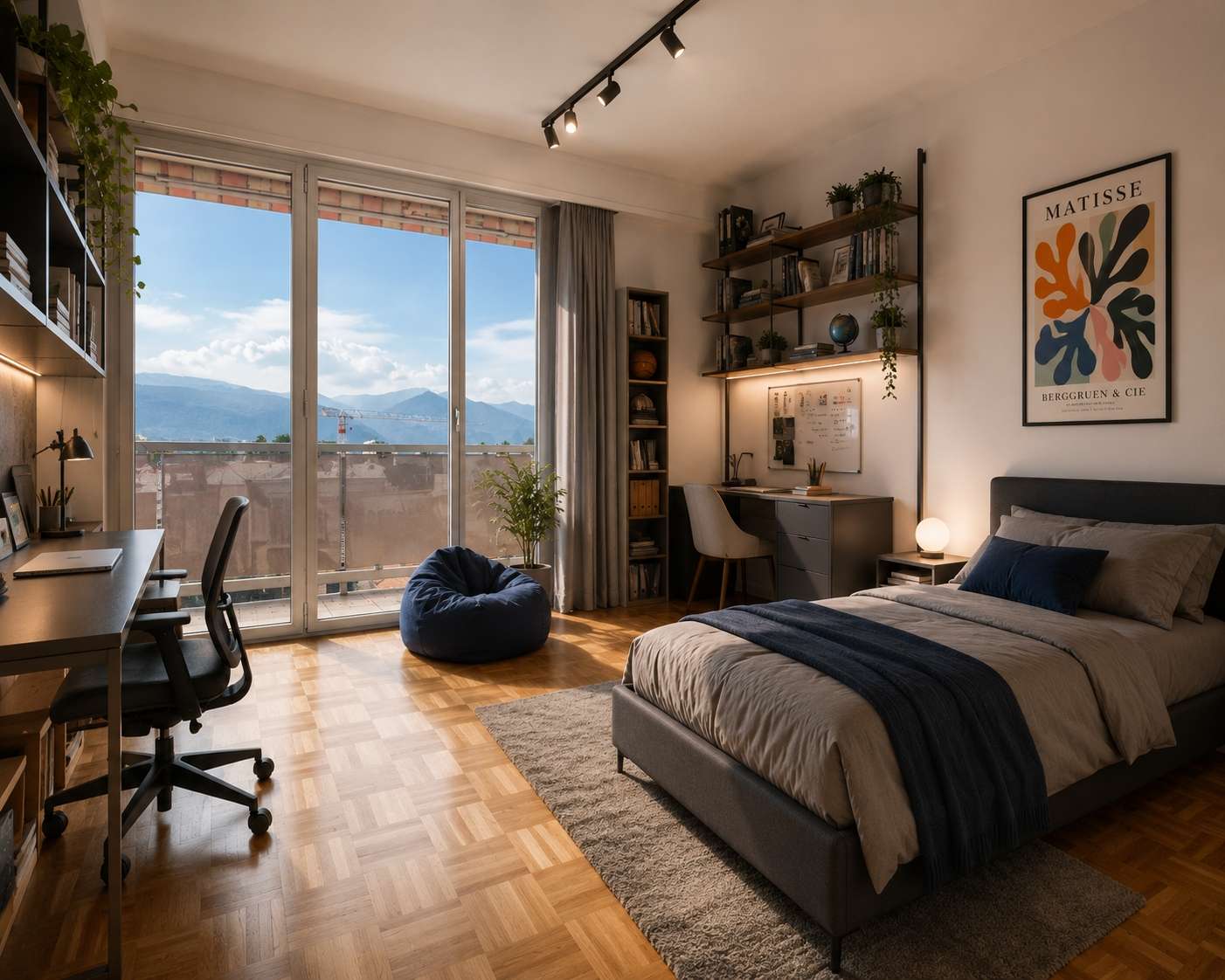 Appartement en attique de 5 pièces