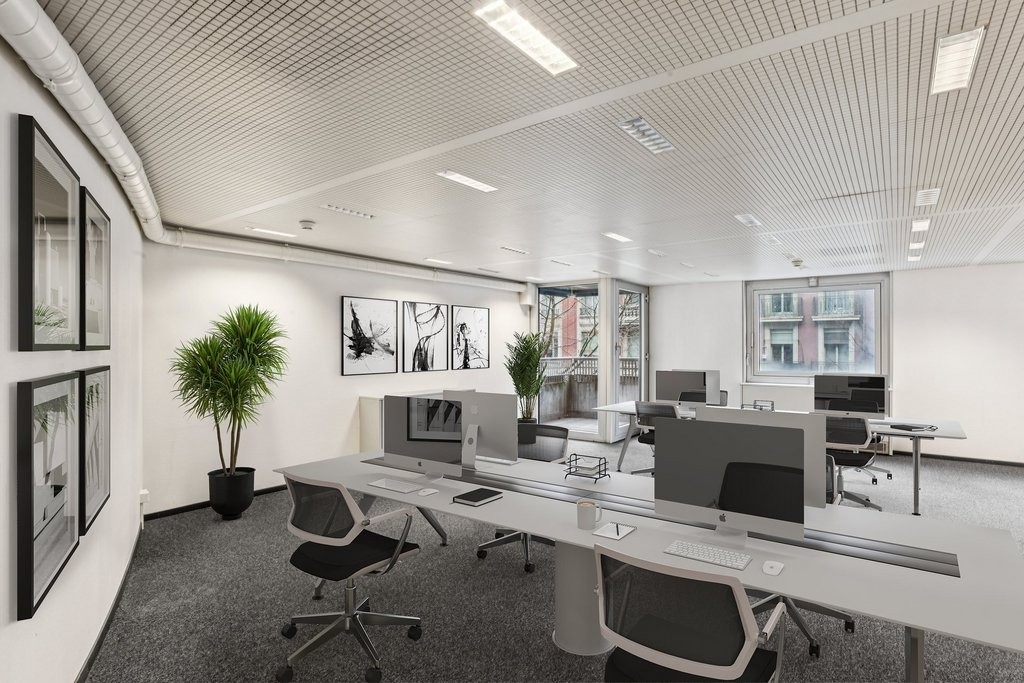 100m² office