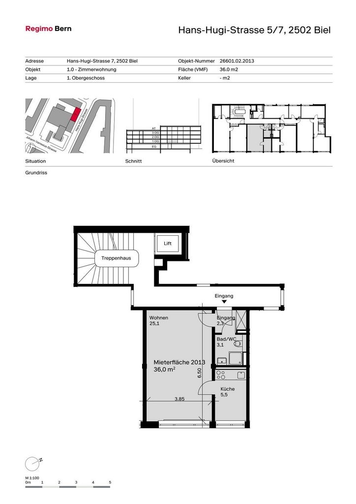 Appartement 1 pièce, photo 4 sur 6