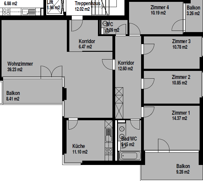 Appartement de 3 ½ pièces, photo 10 sur 10