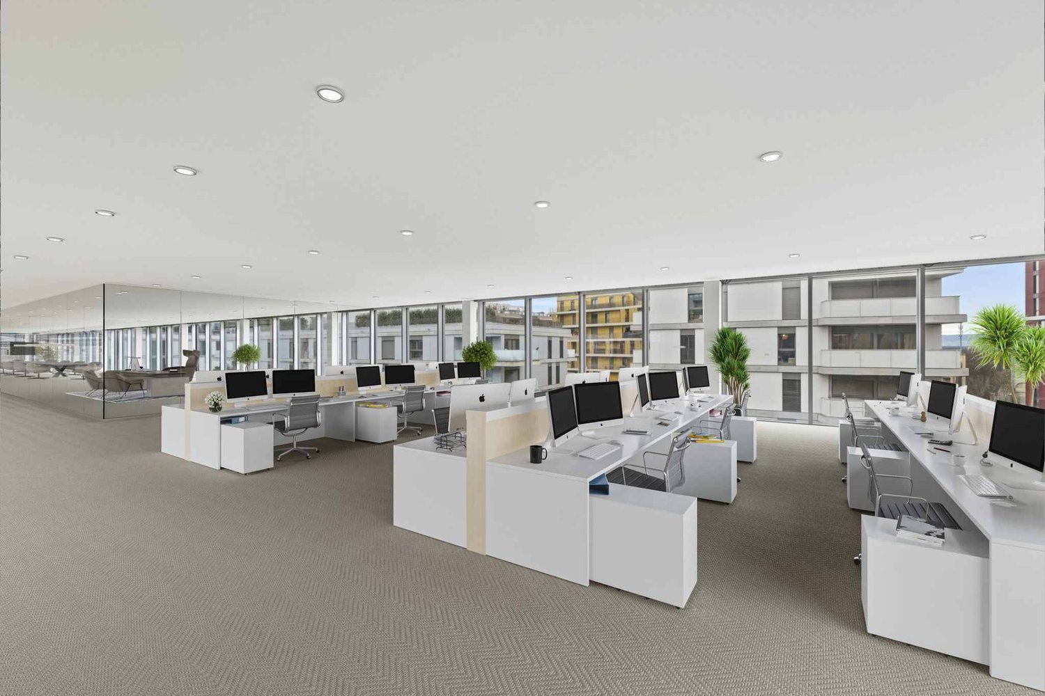 1600m² office