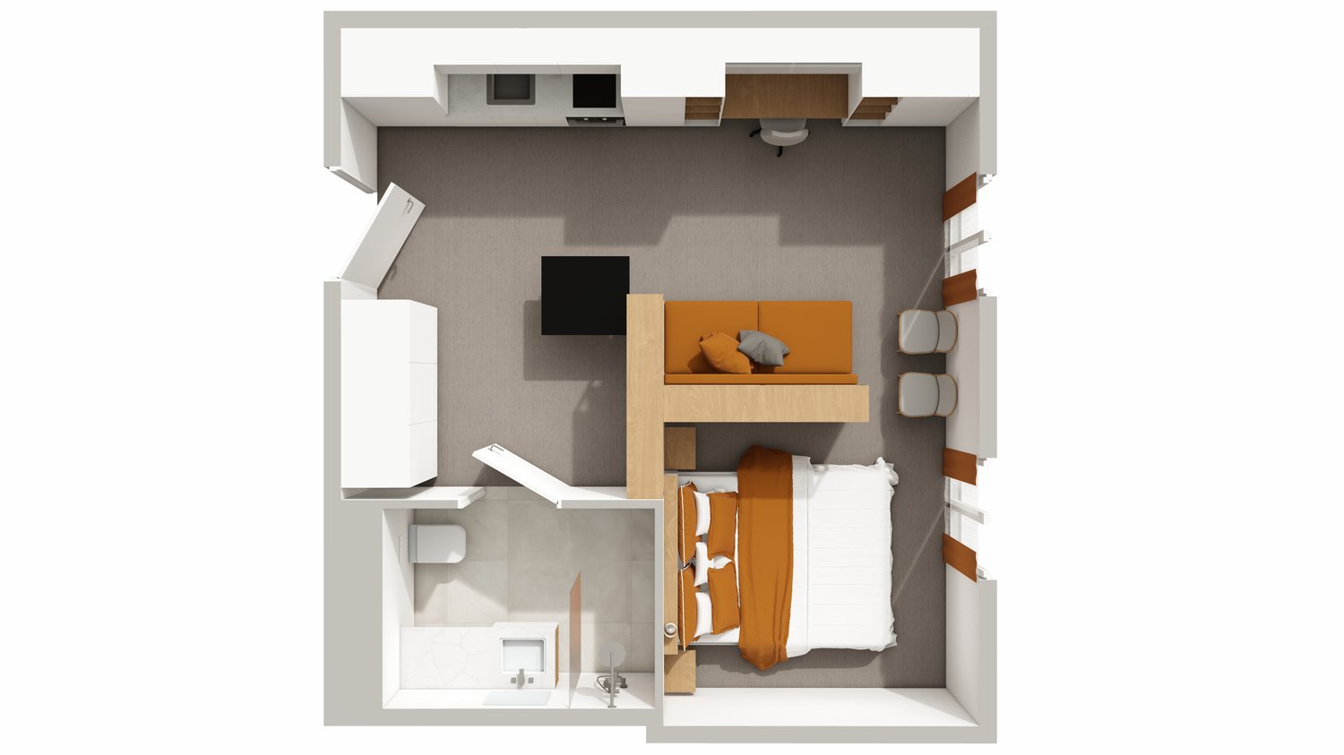 Appartement 1 pièce, photo 5 sur 10