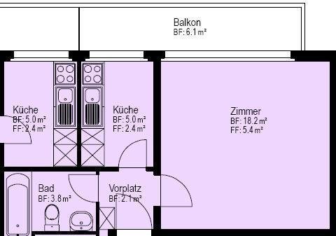 Appartement de 1 pièce, photo 7 sur 7