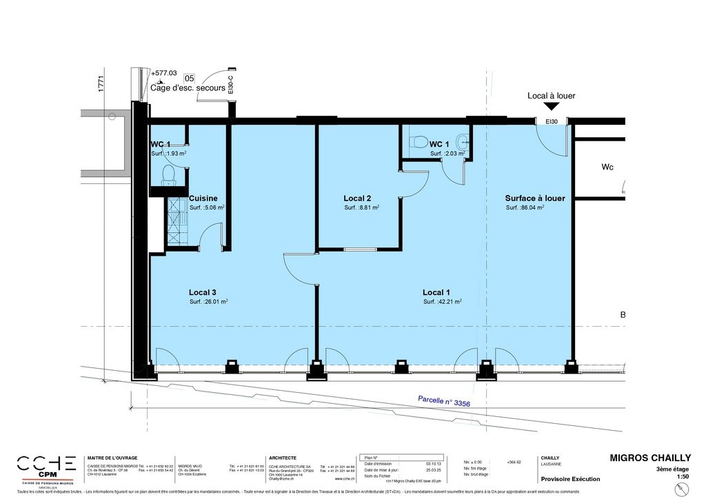 87m² office