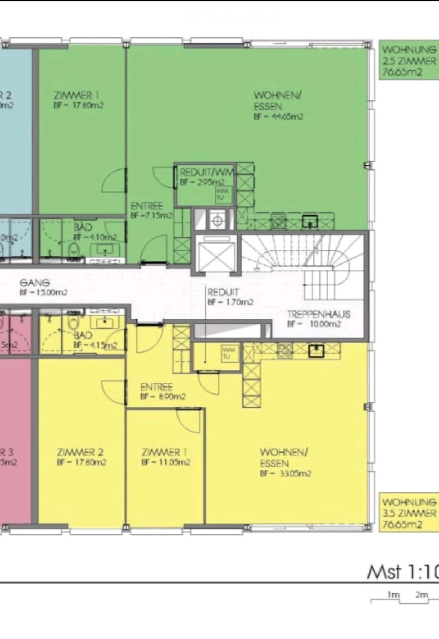 Appartement de 3 pièces