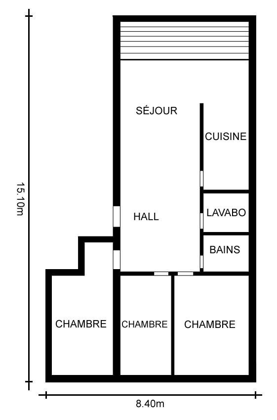 5 ½ rooms apartment