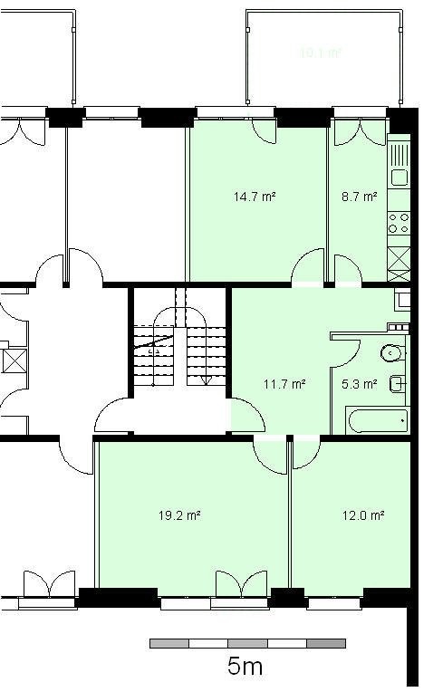Appartement de 3 pièces