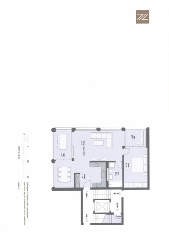 2 ½ rooms apartment