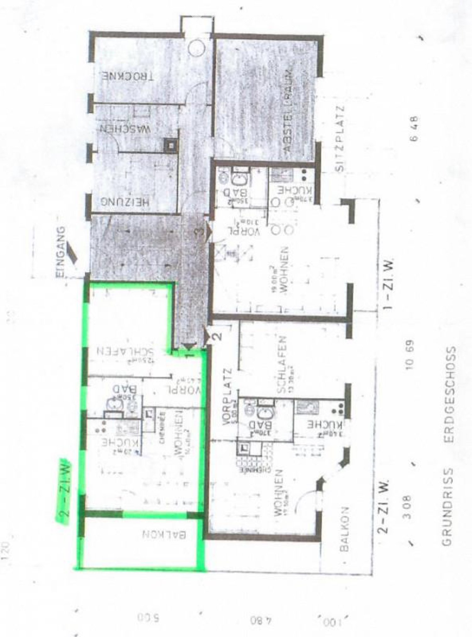 Appartement de 2 pièces