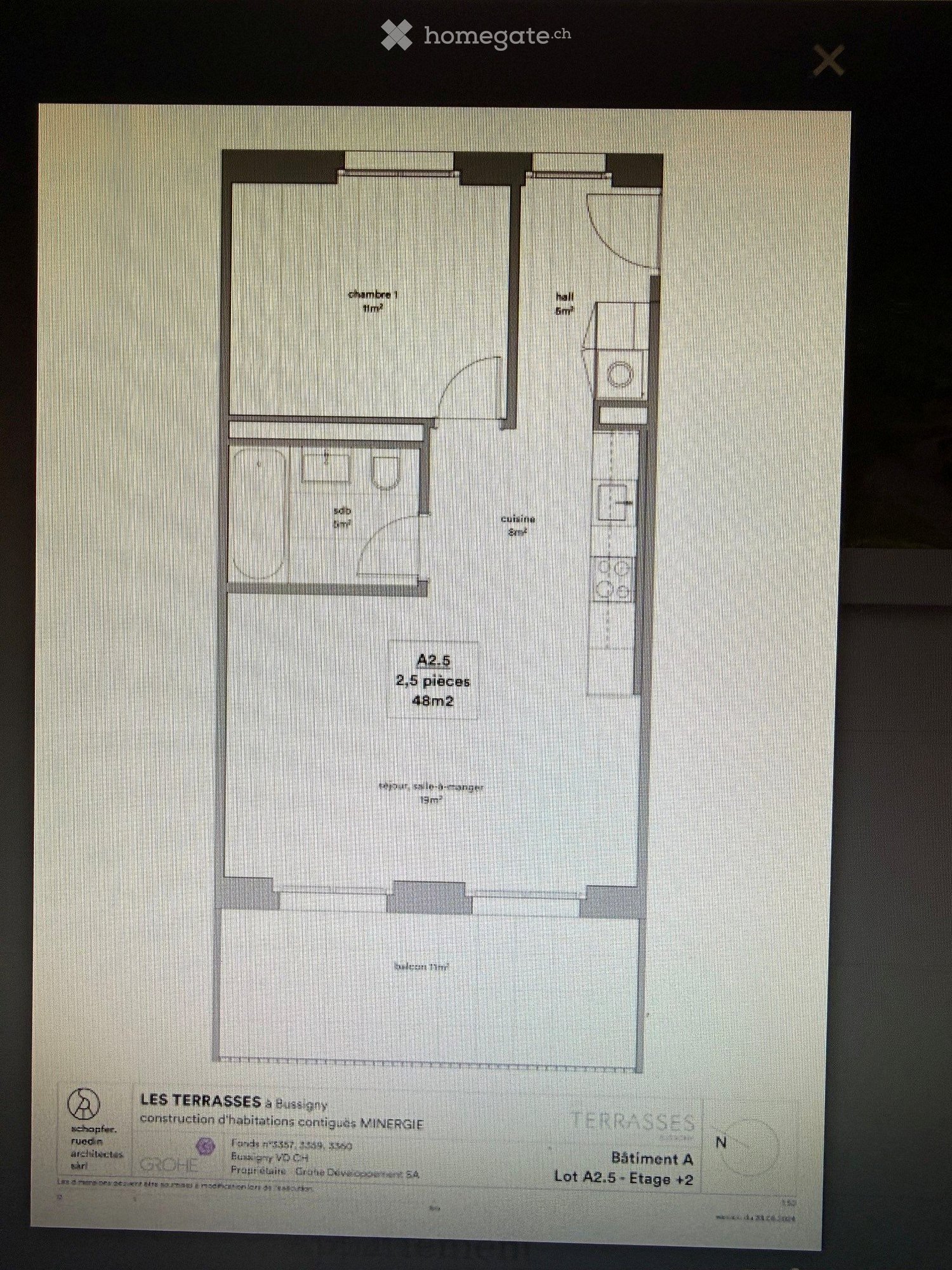1 ½ rooms apartment, photo 3 sur 3