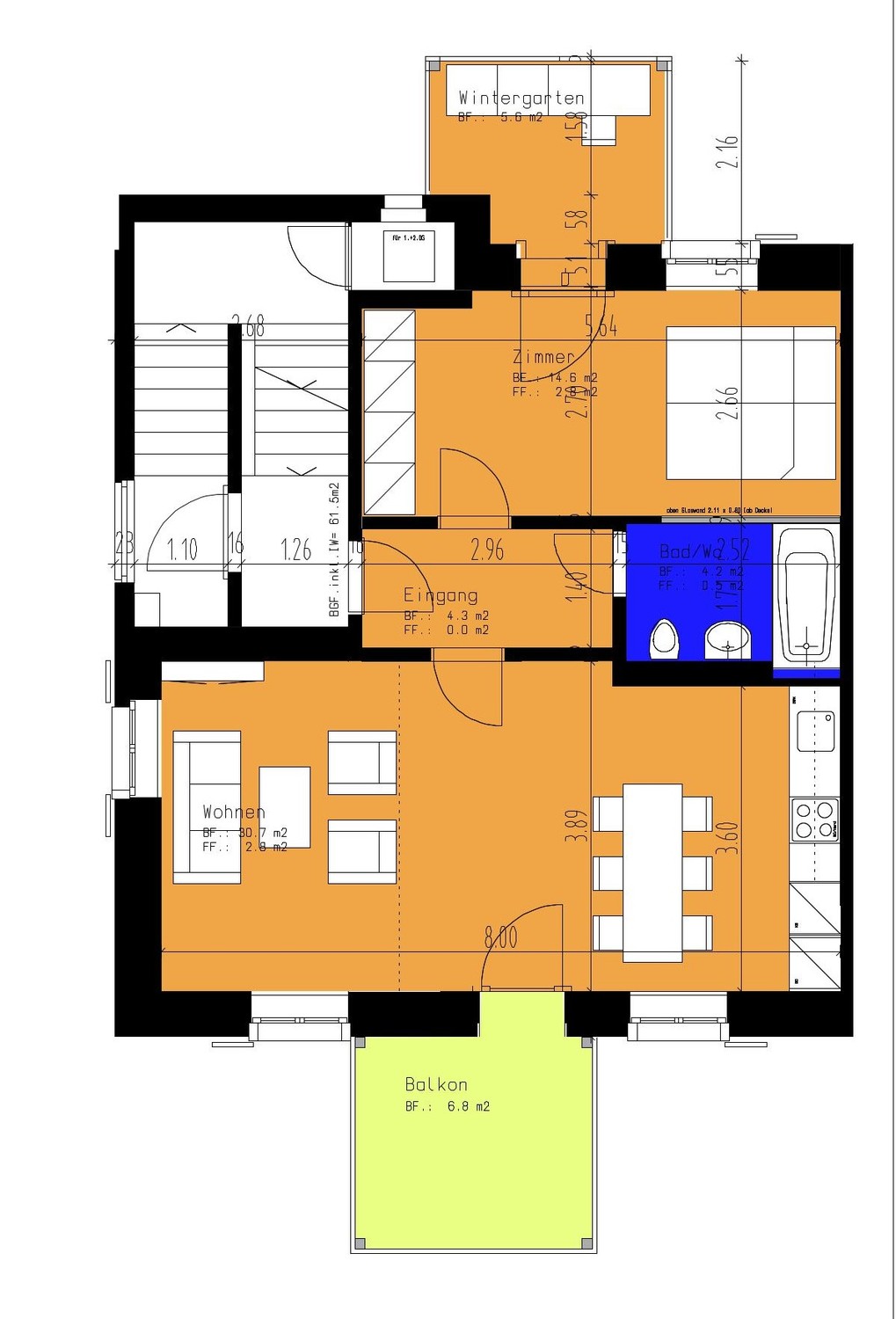 Appartamento di 2 ½ locali