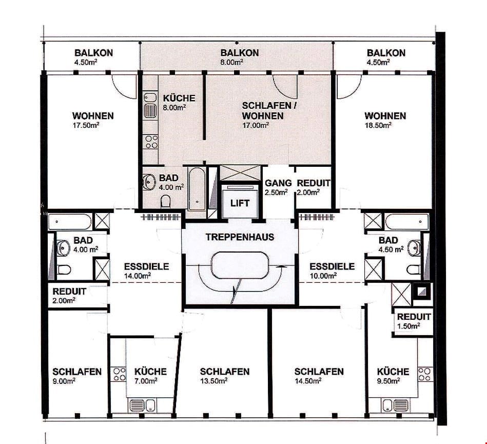 1 ½ rooms apartment