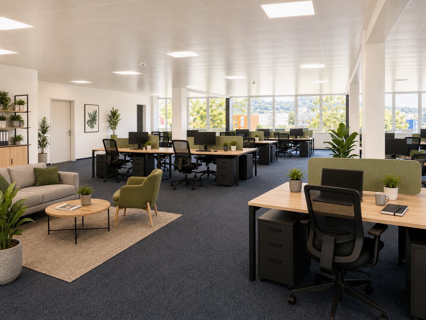 841m² bureau