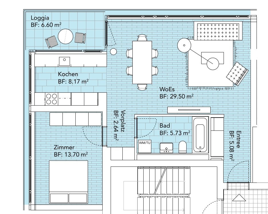 Appartement de 2 ½ pièces, photo 9 sur 9