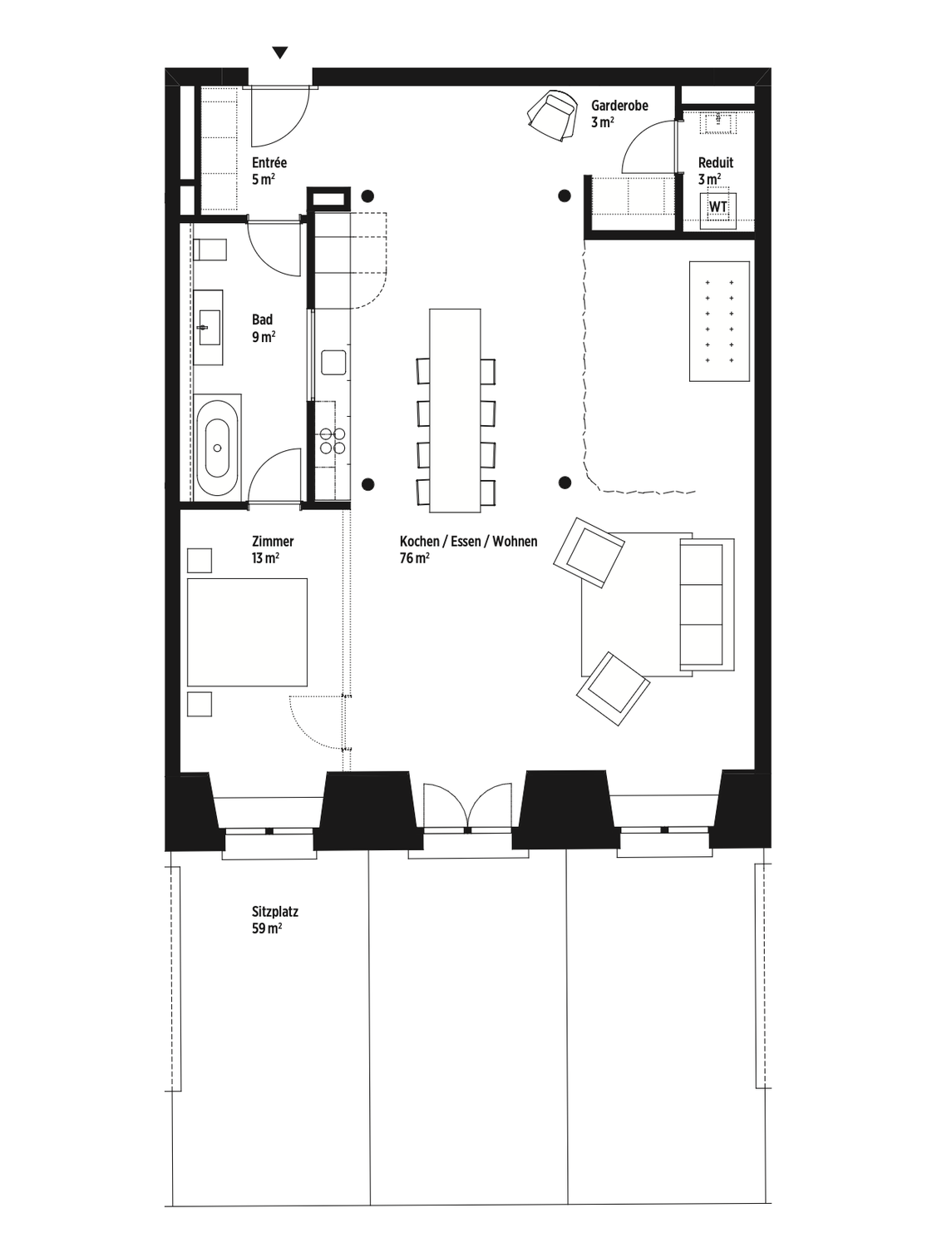 Appartement de 2 ½ pièces, photo 9 sur 10