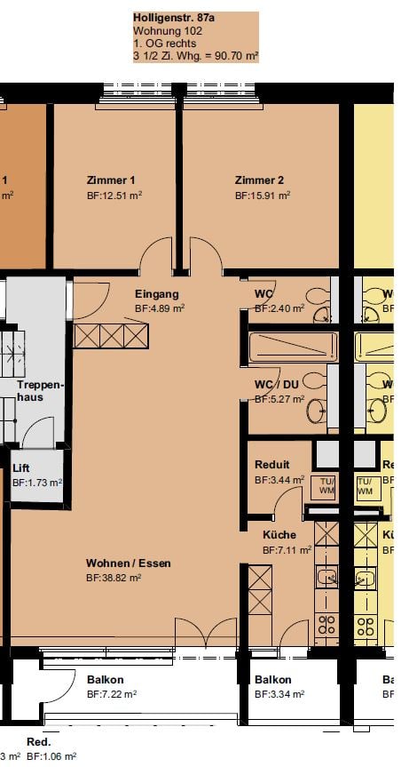 Appartement de 3 ½ pièces, photo 8 sur 8