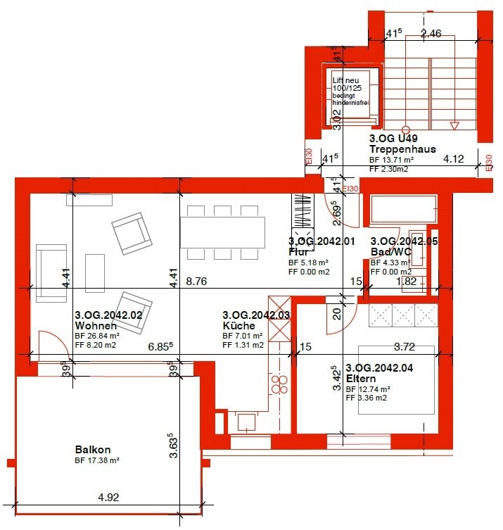 Appartement de 2 ½ pièces, photo 7 sur 8