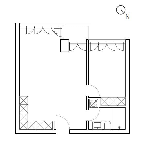 Appartement de 2 ½ pièces, photo 2 sur 5