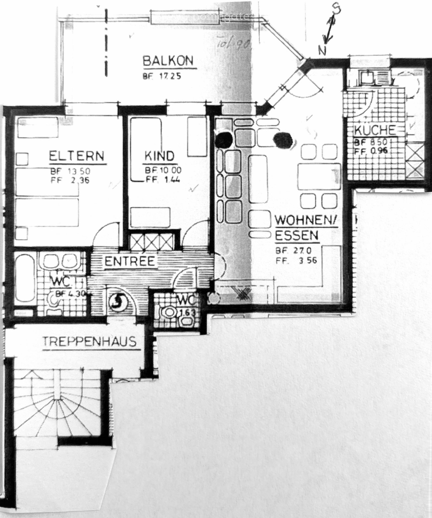 3 rooms apartment