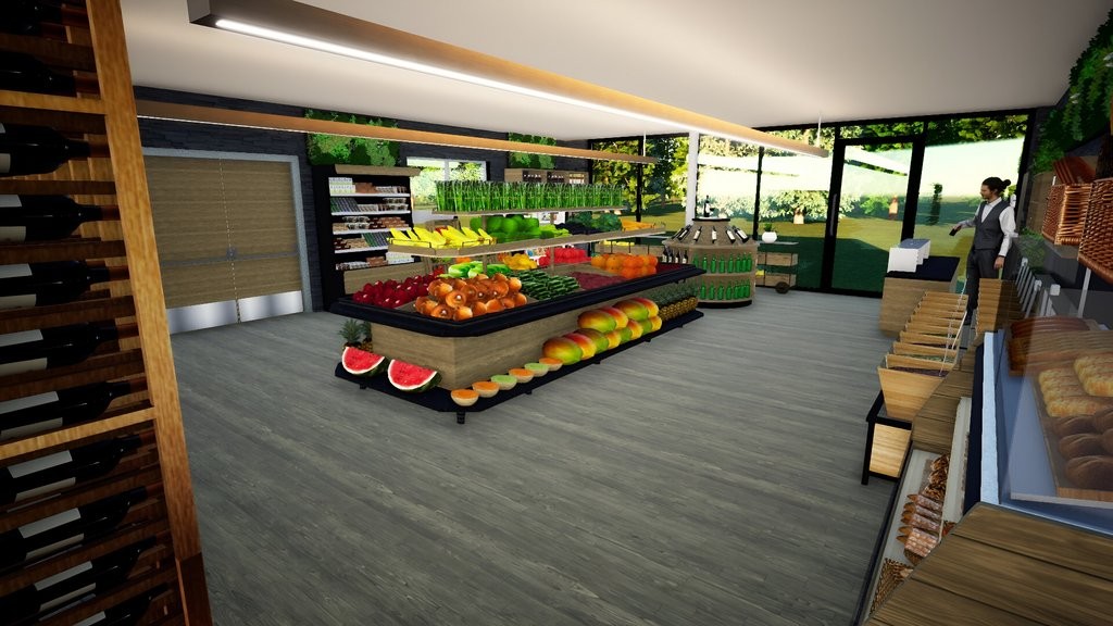 82m² shop