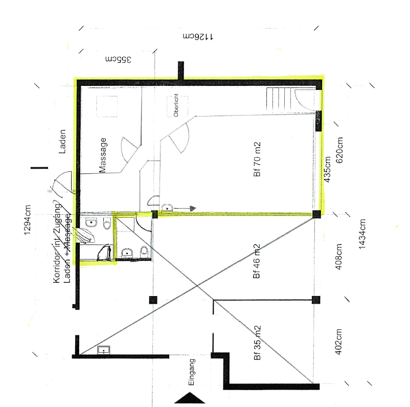 70m² commercial