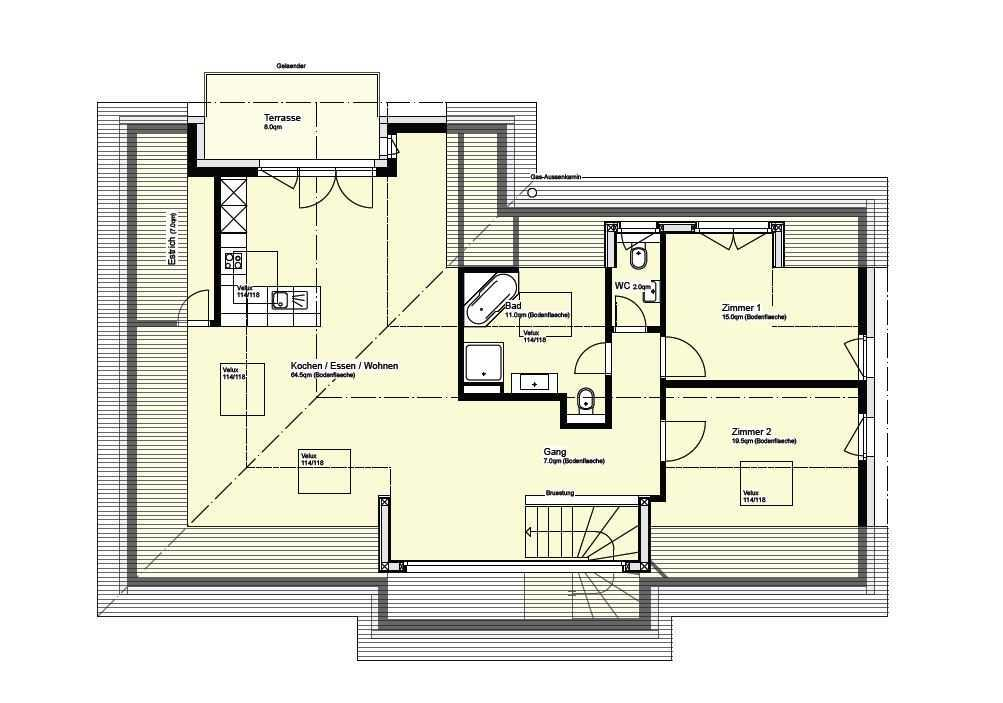 Appartement de 3 ½ pièces