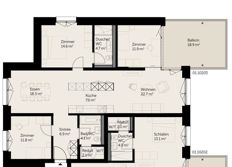 Appartement de 2 ½ pièces, photo 10 sur 10